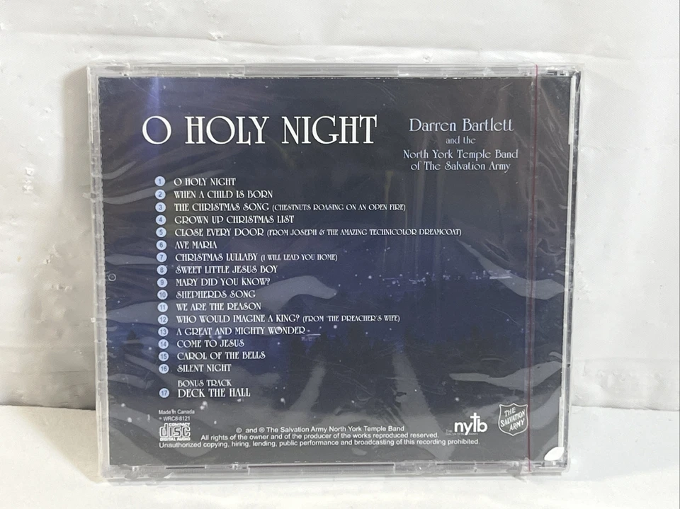 Darren Bartlett with The New York Temple Band (CD) O Holy Night Brand New - Image 2 of 4