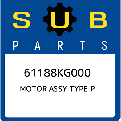 #ad 61188KG000 Subaru Motor assy type p 61188KG000 New Genuine OEM Part $153.87
