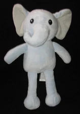 Hudson Baby HB Blue Elephant Plush Baby Lovey 10"