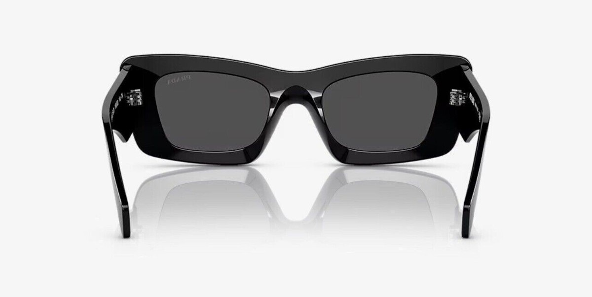 サングラス PRADA Woman Sunglasses Black SPR 13Z 1AB-5S0 NEW PRADA SUNGLASSES SPR 13Z 1AB-5S0 Black frame with black