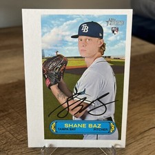 2022 TOPPS HERITAGE HIGH NUMBER SHANE BAZ #73PU-49 1973 PIN-UPS BOX TOPPER RC