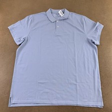 Old Navy Men's Size XXL Slim Fit Light Blue Short Sleeve Pique Polo Shirt NWT