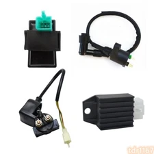 Ignition Coil CDI Relay Regulator Set For 110cc 125cc ATV Go Kart Dirt Pit Bike