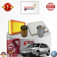 Inspektionskit Filter + ÖL Vw Golf Iv 1.9 Sdi 50KW 68CV Von 1997-> 2007