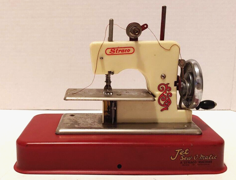 English Straco Jet Toy Sewing Machine eBay