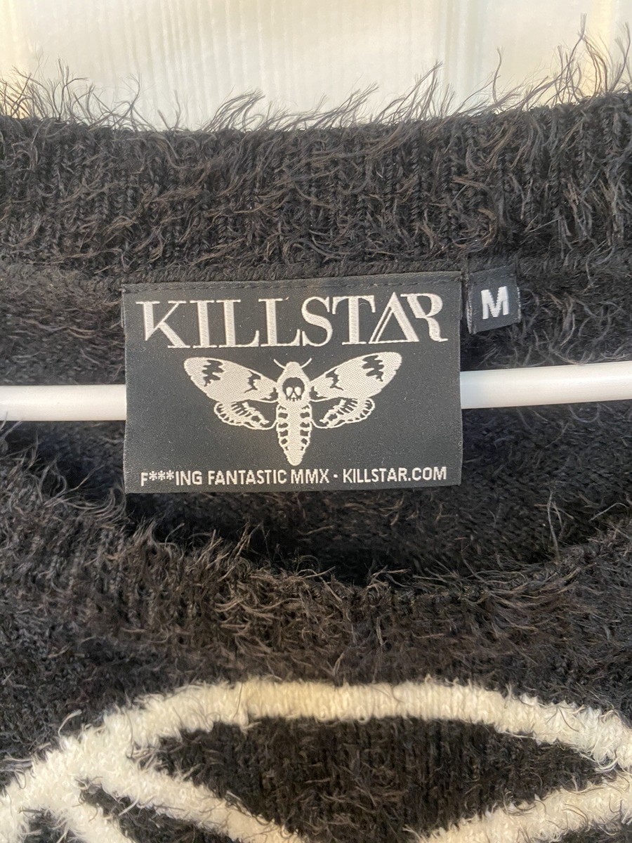 Killstar Lost in Sin Gothic Witch Pentagram Velvet Zip Crop Tank Top KSRA001529