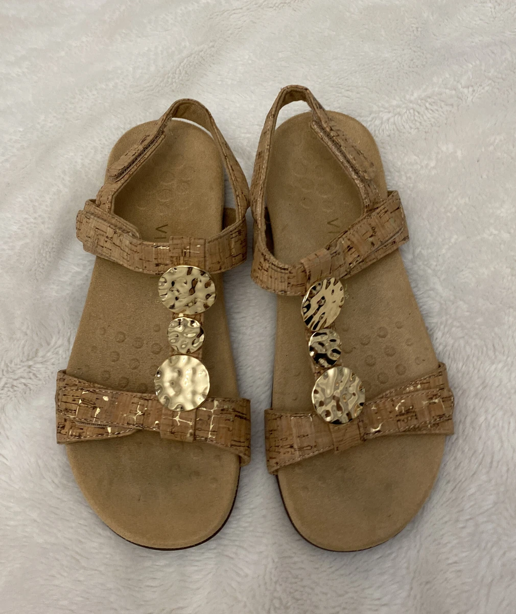 Vionic farra sales gold cork
