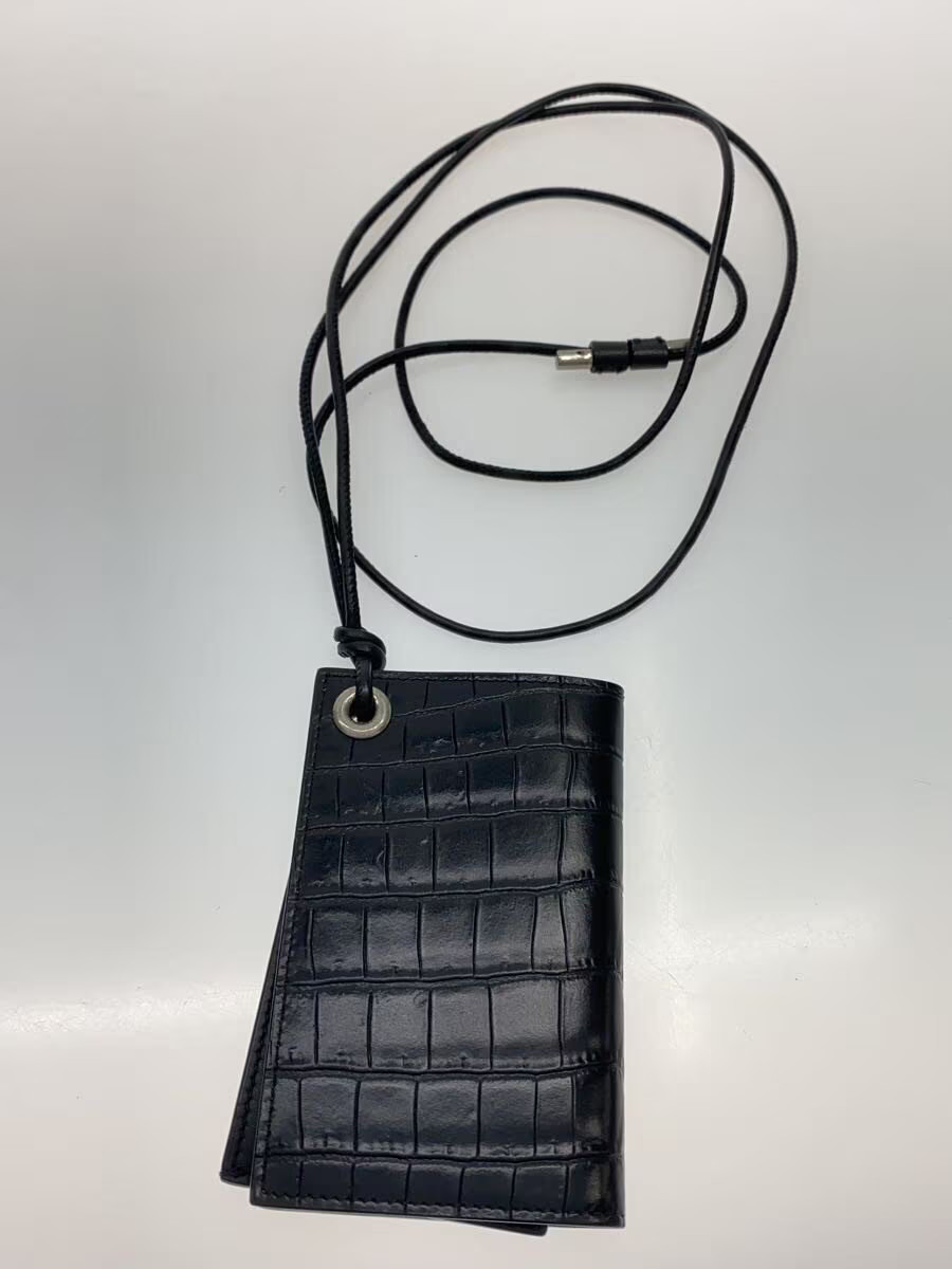 SAINT LAURENT Men's Black Leather Card Case (GBL669375/0621) thumbnail 2