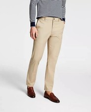 Michael Kors Men's Classic Fit Cotton Stretch Performance Pants 42x32 Beige