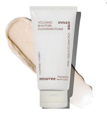 Innisfree Jeju Volcanic Pore BHA Cleansing Foam Face Wash 150g k-beauty
