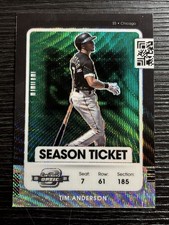 MLB - 2021 Panini Contenders - Tim Anderson #90 Optic Green Wave White Sox