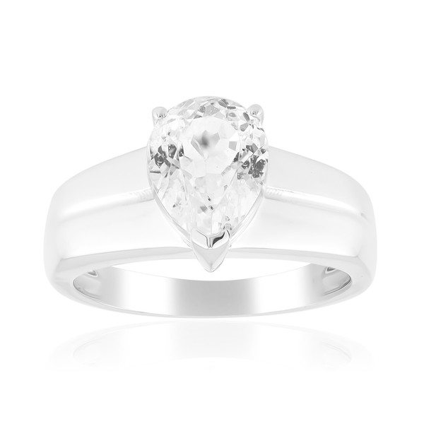 WeißEr Kunzit Silber Ring-image