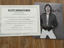 Mick Jagger autographed 8x10 photo, signed, authentic, Rolling Stones, COA Mick Jagger autographed 8x10 photo, signed, authentic, Rolling Stones, COA