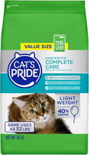 Premium Lightweight Clumping Litter: Complete Care - up to 10 Days of Powerful O