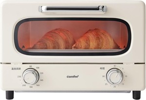 COMFEE' Rétro 2-Slice Grille-pain Four 1000W 30-Min Minuterie CF-MG101-AY nouveau jp