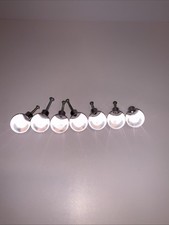 Vintage Lucite Clear Ball Drawer Knobs Pulls Set Of 7 Acrylic Cabinet Handles