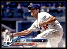 2018 Topps Rich Hill Los Angeles Dodgers #121