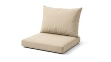 Image of Rattan Garden Furniture Cushions Replacement 10cm Thick Seat & Back Cushion Set