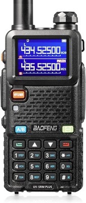 UV-5RM Plus Amateurfunkgerät Multi-Band Walkie Talkie, Wiederaufladbares Hand...