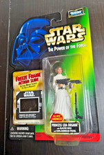 Star Wars FREEZE FRAME Princess Leia Organa W/Blaster Rifle Power of the Force