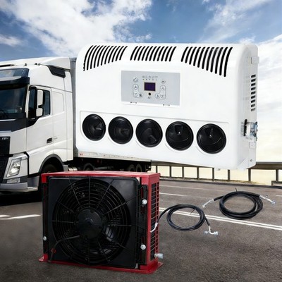 12V A/C Kit Split Air Conditioner 11000 BTU For Cab Truck Bus RV Caravan US