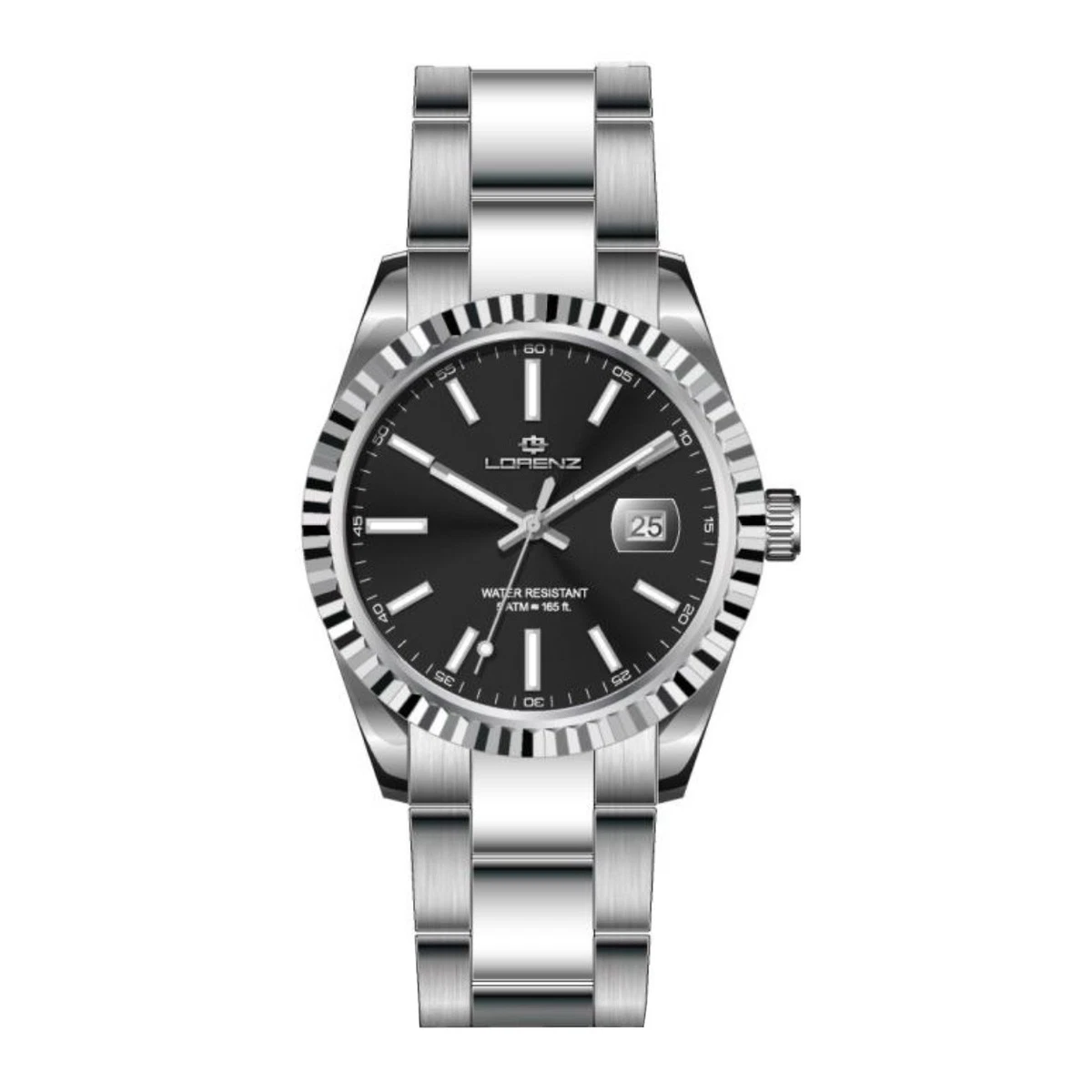 Montre De Poche Automatique Lorenz Carillon 30206AA - Acier Inoxydable Blanc - Neuf Avec Boîte
