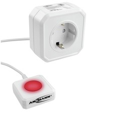 ANSMANN Steckdosenadapter AES3 energiesparend...