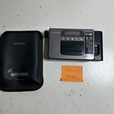 Sony Walkman WM-FX707 Black Gray AM/FM Radio  Cassette Player - For Parts
