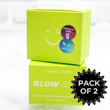 I Dew Care Glow Key Brightening Eye Cream Vitamin C Hyaluronic Acid 2 PACK