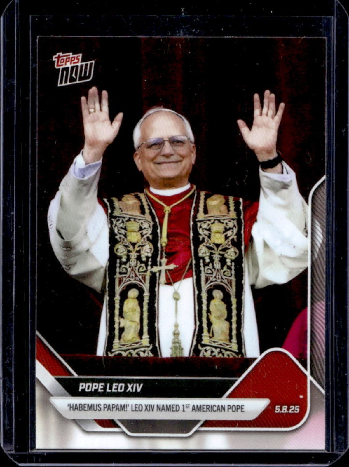 2025 Topps NOW Pope Leo XIV #POPE-1