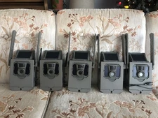 Tactacam Reveal SK Trail Cam Lot W/ Solar Panels Batteries SD Cards Enclosures