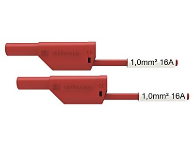 VSFK 8700 / SIL1 / 25 / RT Messleitung 16A Bananenstecker 4mm,beiderseitig UNenn