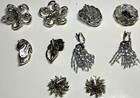 Vintage Lot 5 Signed SARAH COVENTRY Gold/Silver Tone Chunky Earring Sets — photo 1