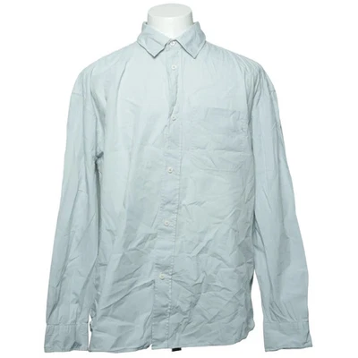 Zara, chemise, taille : XL, bleu, coton, unicolore, homme #OYF - Photo 1/4