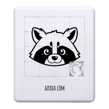 'Cute Raccoon Head' Sliding Puzzle (PZ00029127)