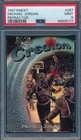 MICHAEL JORDAN 1997-98 TOPPS FINEST SILVER REFRACTOR #/1090 PSA 9 MINT CARD #287