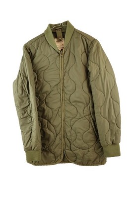 Fat Face grüne wattierte Jacke Größe UK 10 Damen gesteppt Freizeit Outdoor 024566