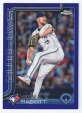 2025 Topps Chrome Chris Bassitt Purple Refractor /250 #184 Blue Jays, Orioles
