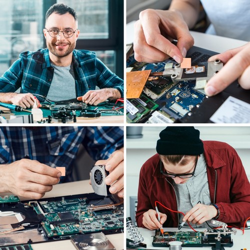 10 Pcs Thermalkupferblatt Kühlkissen Für Computerlaptop Kühlkörper - 第 10/12 張圖片