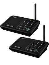 Wuloo Intercoms Wireless for Home 1 Mile 5280 Feet Range 10 - Channel 2 Packs