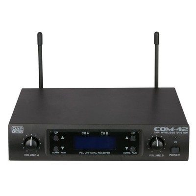 DAP-Audio COM-42 2Ch Handheld set UHF Wireless Microphone
