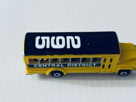 Micro Machines - Galoob - Central District School Bus #295 - Loose
