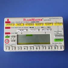 FlashMaster Math Tables Electronic Learning Tool Model MT1A - Tested Working