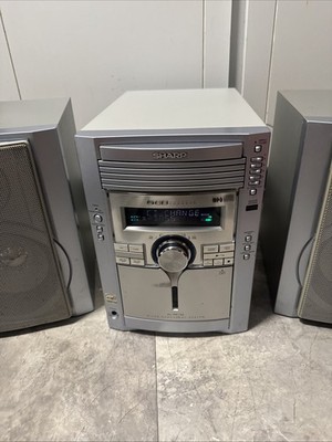 Sharp XL-MP130 Micro Stereo – 5-CD Changer, Cassette Deck, MP3 CD