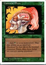 Llanowar Elves C Fourth Edition 145 LP
