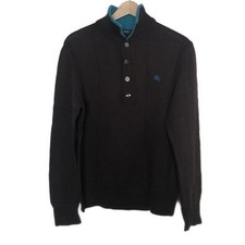 Burberry Black Label - Dark Brown Blue Men's Sweater