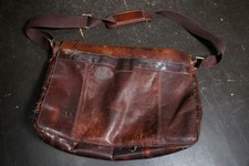 Vintage Leather Laptop Carry Style Messenger Satchel Bag Briefcase