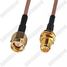 SMA Male to RP-SMA Female  Male Pin  Connector Lot RF Pigtail Coax Cable RG316