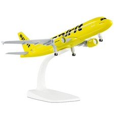 1/300 US Spirit A320 Model Plane Alloy Simula...