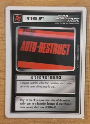 1994 STAR TREK THE NEXT GENERATION AUTO-DESTRUCT SEQUENCE